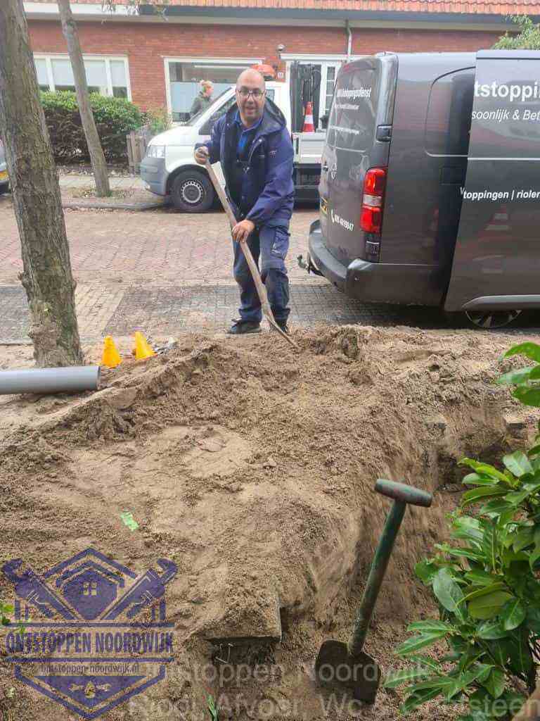 Riool ontstoppen Noordwijk graven
