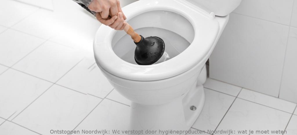 Wc verstopt door hygiëneproducten Noordwijk: wat je moet weten